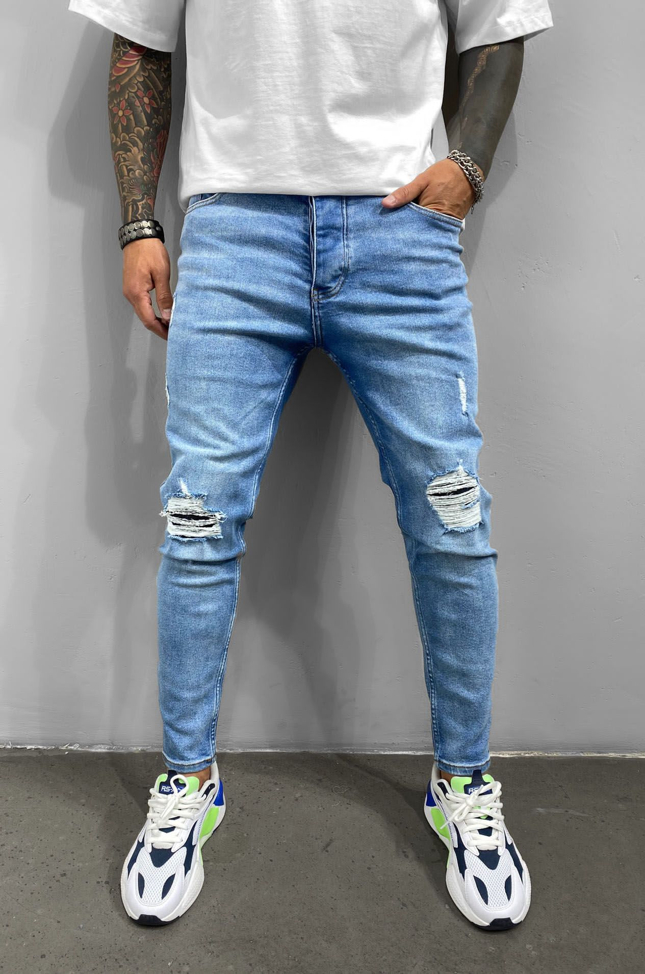 DENIM JEANS BLUE 2021